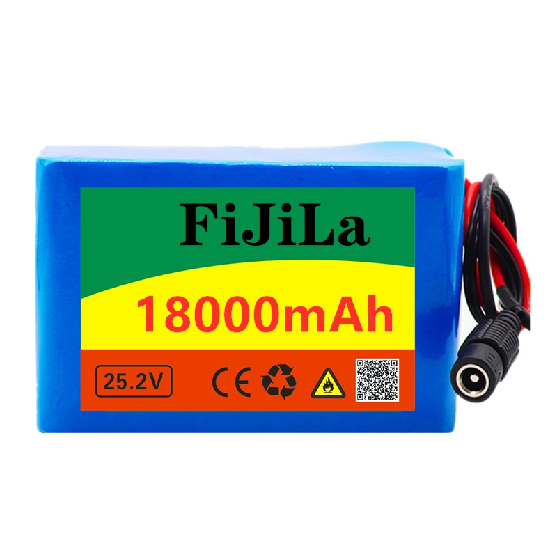 6s3p 24V 18ach 18650 bateria litowa 25.2v 18000mAh elektrycznego roweru motoroweru/elektryczny/akumulator litowo-jonowy z ładowarką