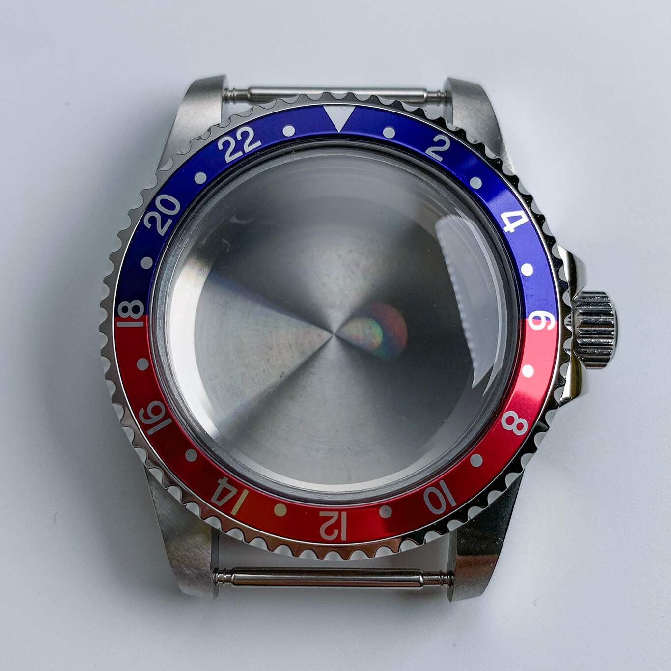 Horloge 1960 Automatische Rvs Horlogekast 40Mm Vintage NH35 Beweging Acryl Halfronde Spiegel Lichtgevende Handen Vervanging: D3