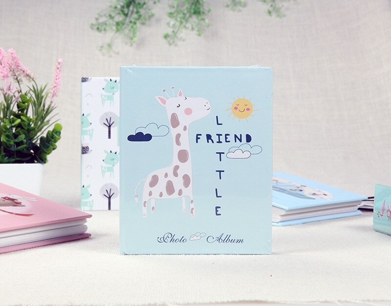 Children's Cartoon Photo Album 4D Large 6 Inch 100 Inset Album Photo 6 Inch Plastic Photo Album Studio