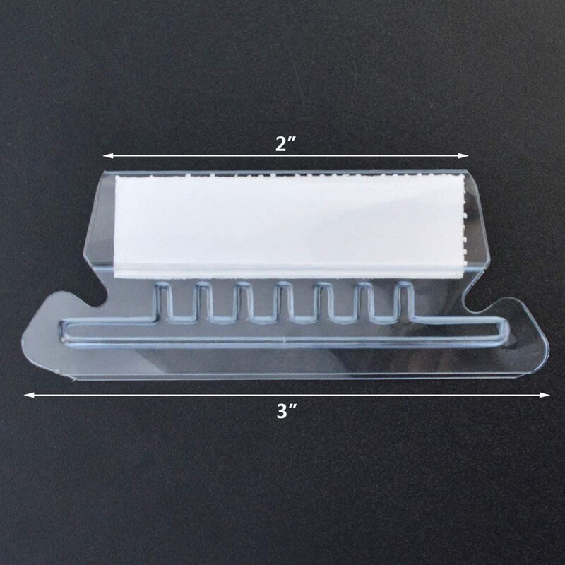 180 Sets File Document Tabs 2 Inch Hanging Folder Tabs and Multicolor Inserts for Quick Identification of Hanging Files