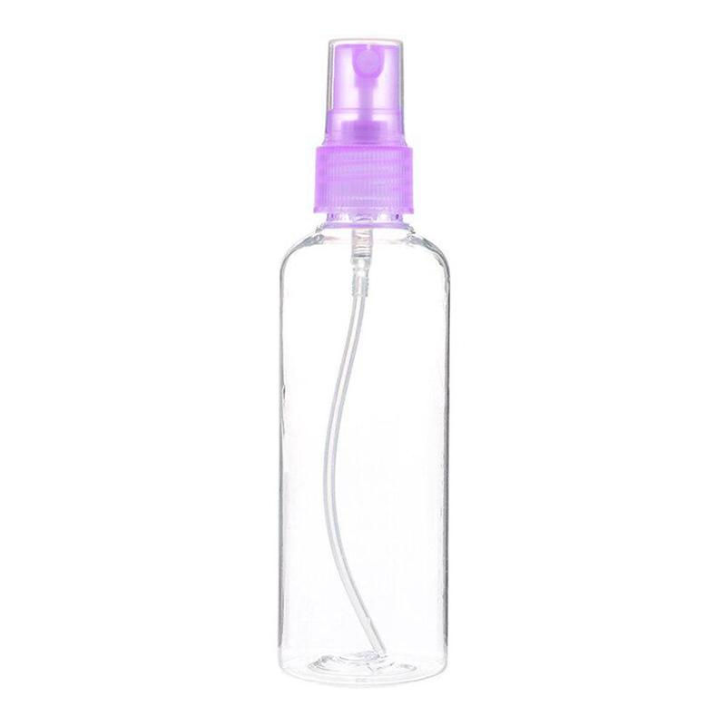 Water Spuit Fles 100Ml Transparante Lege Spray Plastic Willekeurige Kleur Lege Cosmetische Mist Water Vernevelaars Voor Alcohol Verstuiver: purple