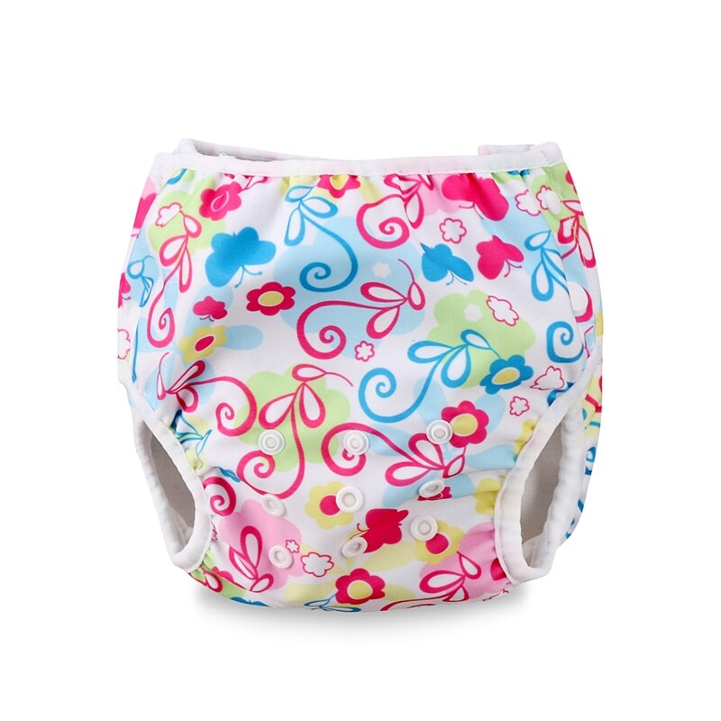 NEUE Einstellbare Baby Jungen Mädchen Sommer Schwimmen Windel Schwimmen Druck Badehose Wasserdichte windel Baby Bademode