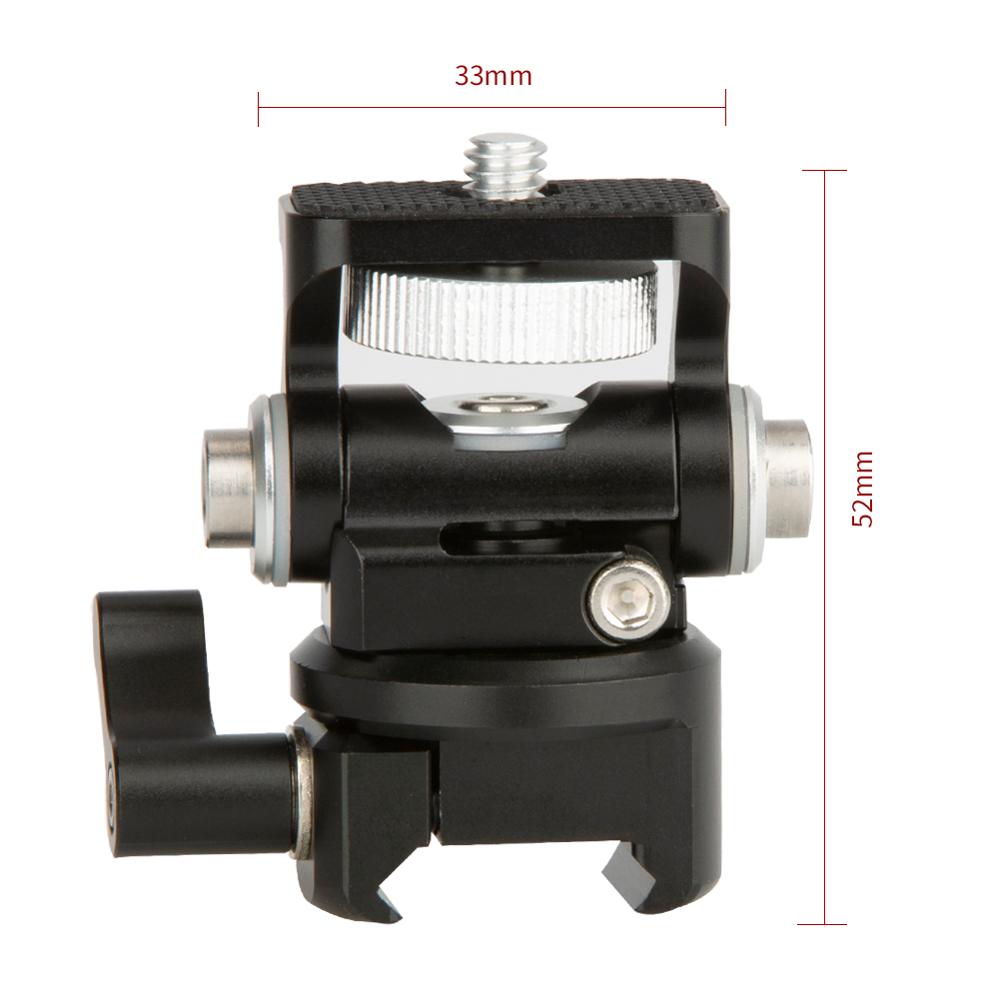 NICEYRIG DSLR Camera Veld Monitor Houder met NATO Lock Klem Voor 5 inch of 7 inch monitor