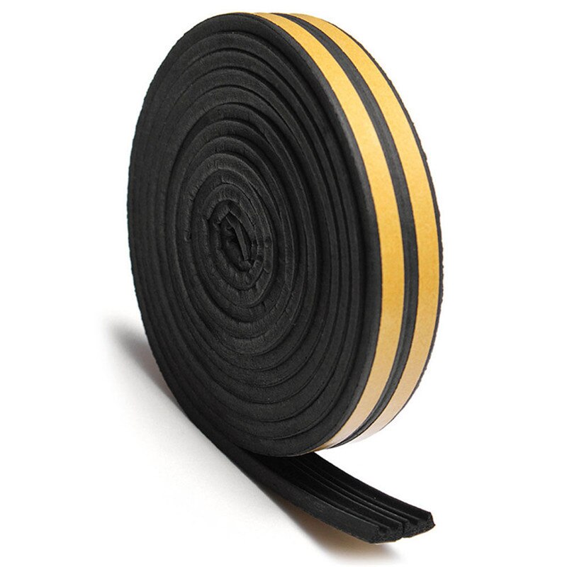 FIFIBANG Zelfklevende Rubberen Afdichtingsstrip - EPDM U-profiel 6mm X 6m Voor Deur, Auto En Raam