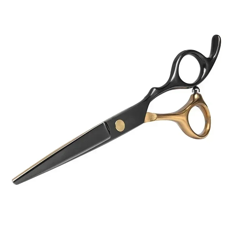 Frisørsaks barbertilbehør hårudtynding metalsaks tandsaks stylingværktøj klippesaks: Mørk khaki