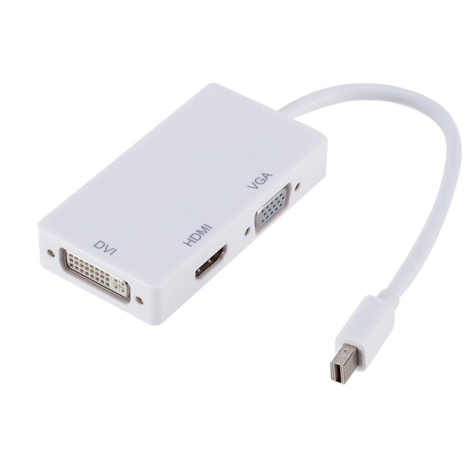 PzzPss 3 w 1 DisplayPort DP do HDMI-kompatybilny DVI VGA Adapter kabel 1080P złącze konwertera do projektora Laptop HD