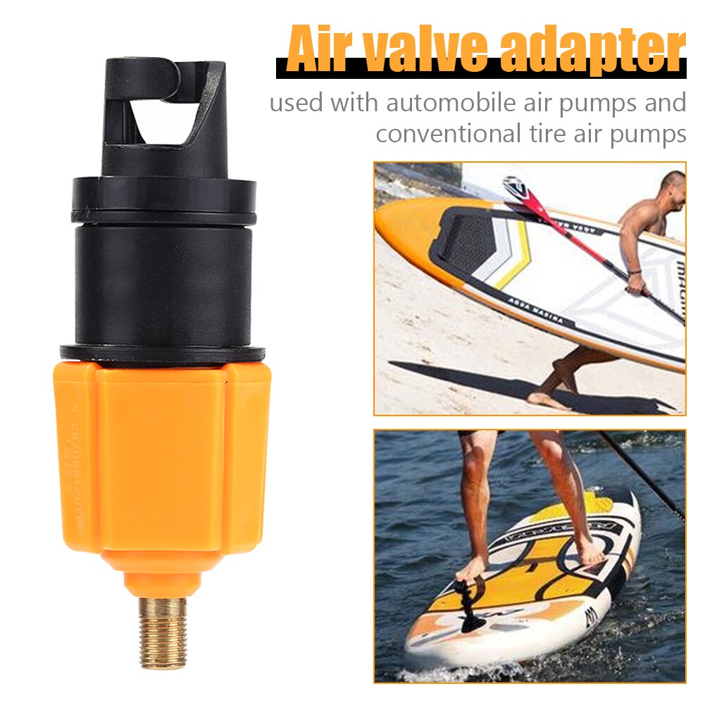 Air Valve Adapter Board Boarding Legering Rubber Roeiboot Opblaasbare Pomp Nylon Kajak Adapter Voor Sup Boarding Decor