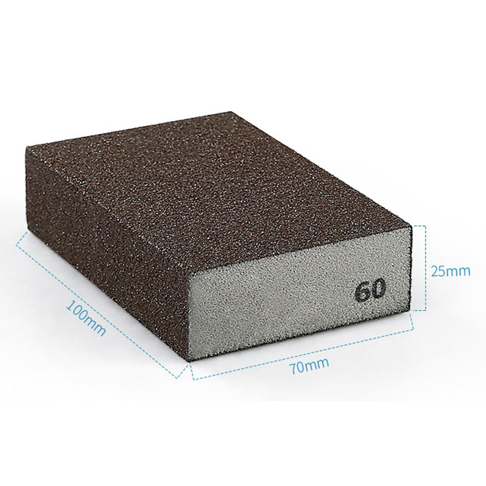 Schleif schwamm blöcke Körnung 60 80 Zauberstab schleif schwamm Sand Block Schleifpapier Modell farbe polierter Sandstein