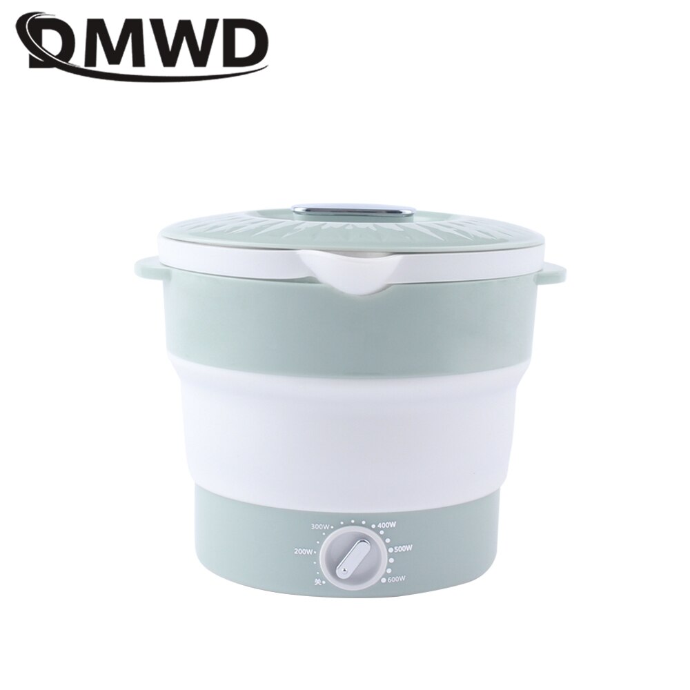 Household Dorm Electric cooker Foldable cooking pot Portable Travel Camping Water Boiler Pot Soup Noodles Cooking Appliance