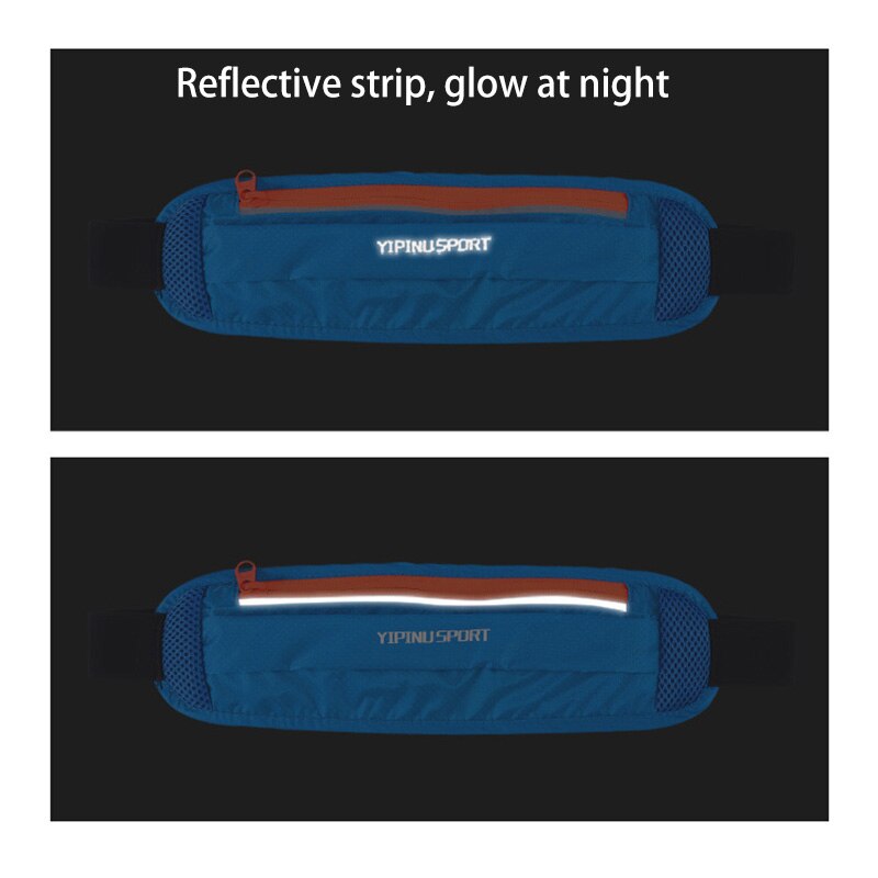 Waterdichte Nylon Riem Heuptas Vrouwen Fanny Pack Travel Sling Borst Schoudertas Met Verstelbare Riem Band Reflecterende Hip Pack