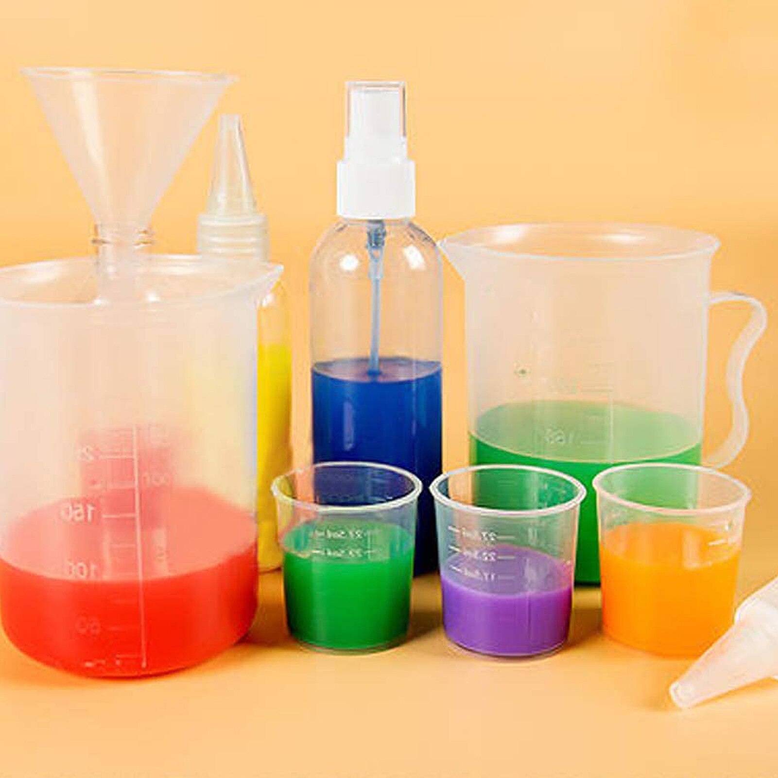 20 pçs 60ml plástico graduado copo de medição clara escala mostrar caneca transparente cozinha cozinhar laboratório graduado copo