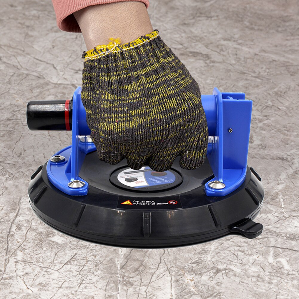 8 inch Vacuum Suction Cup Heavy Duty Lifter Rubber Suction Cup Heavy Duty Vacuum Lifter for Granite Tile Glass Manual Lifting