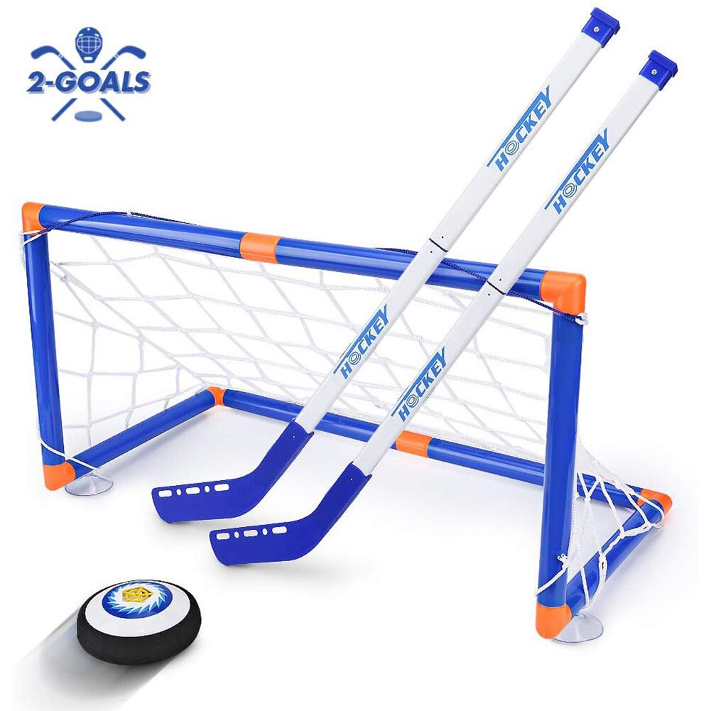 Mini Hover Hockey Set - Interactive Sports Game - Kids Training Toy - Indoor Outdoor Play