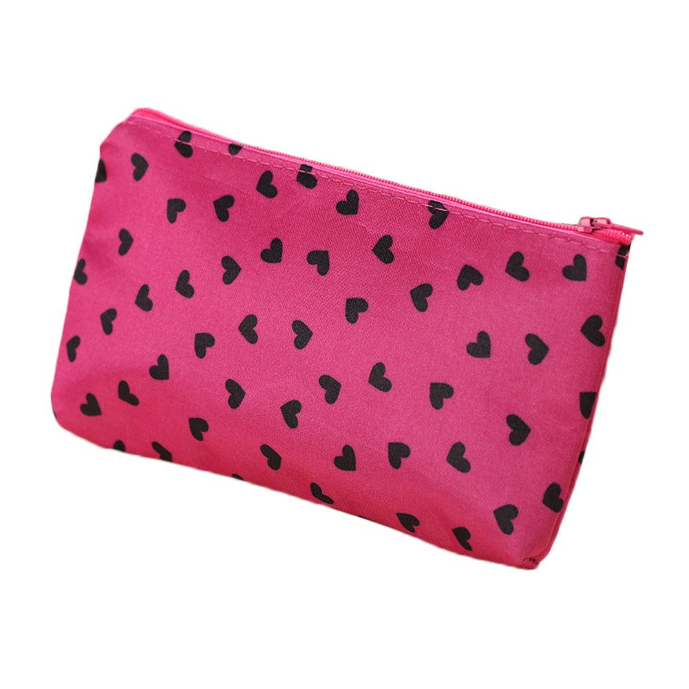 Vrouw Mini Cosmetische Make Up Bag Multi-Functie Opslag Tassen Voor Outdoor Reizen Thuis Leveringen AIC88: Rood