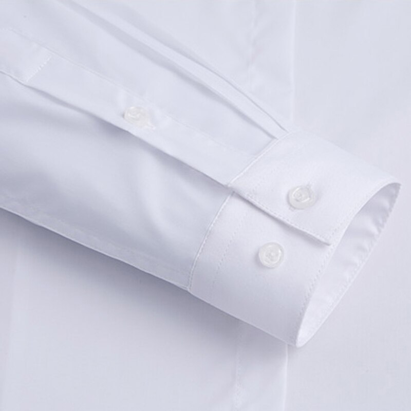 Men's Diamond Hidden Buttons Dress Shirt Pocket-less Long Sleeve Standard-fit Wrinkle Resistant Shirts