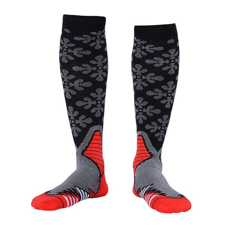 Compression Socks Knee High/Long Printed Polyester Nylon Hosiery Cycling socks For Women Men: R / S/M