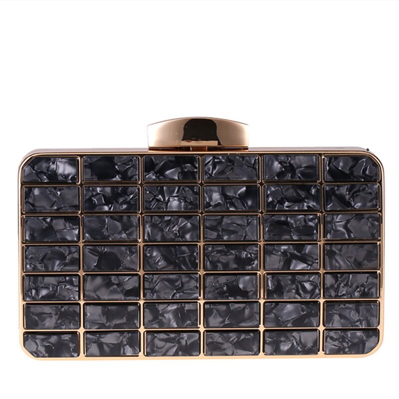 Acrylic Women Clutch Evening Bag purse And Handbags Wedding Bags Chain Shoulder Sling Bag Wallet Bags For Women