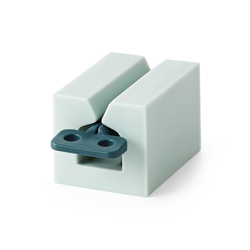 Multifunction Portable Toothpaste Dispenser Plastic Toothpaste Tube Squeezer Toothpaste Holder Bathroom Accessories Set: Light blue
