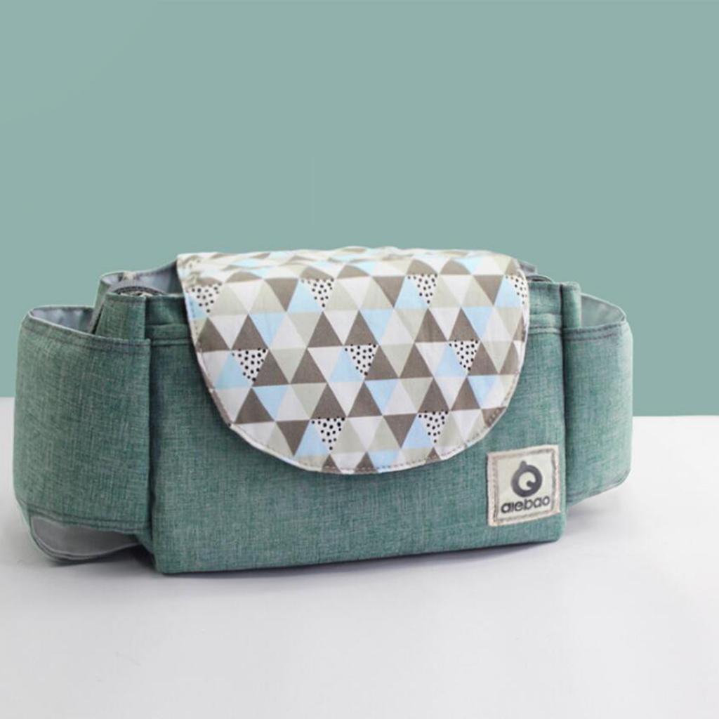 Portable Baby Pram Stroller Pushchair Buggy Organizer Bag with Strap