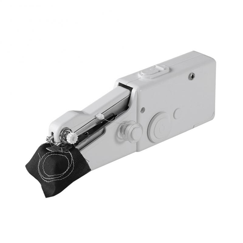 Portable Mini Hand Sewing Machine Quick Stitch Sew Needlework Clothes Fabrics Sewing Machine Household Electric Sewing Machine