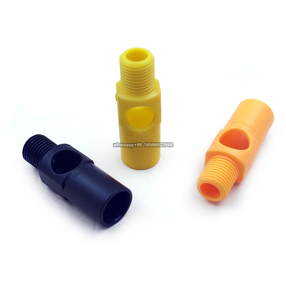Mini Plastic PP Venturi Mixing Jet Nozzle Plastic Eductor Nozzle Flow Mixed For Plating Tanks Fertilizer Tank