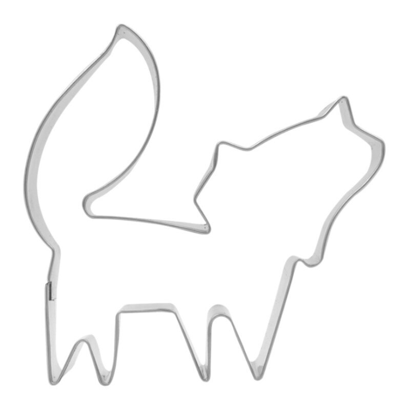 Forêt Animal renard forme emporte-pièce acier inoxydable outils de cuisson Biscuits Fondant gâteau décoration ustensiles de cuisson
