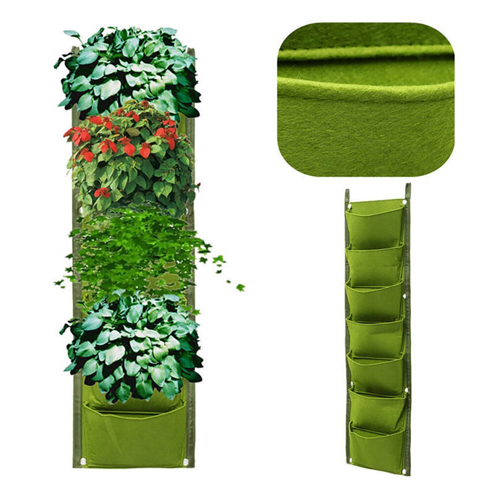 Planting Bag Green Vertical Garden Planter Wall-Mo... – Grandado