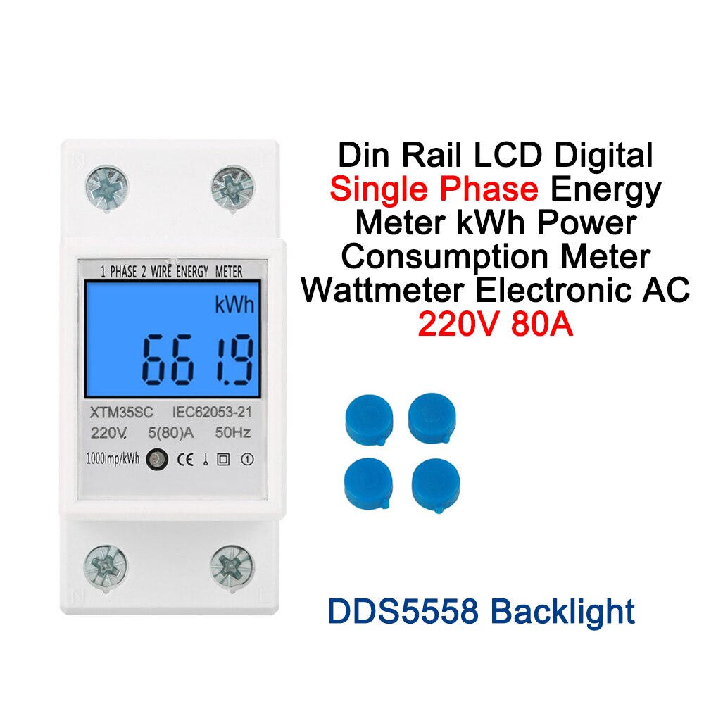 EU French US UK AU Measuring Digital LCD Energy Meter Wattmeter Wattage Electricity Kwh Outlet Power Meter