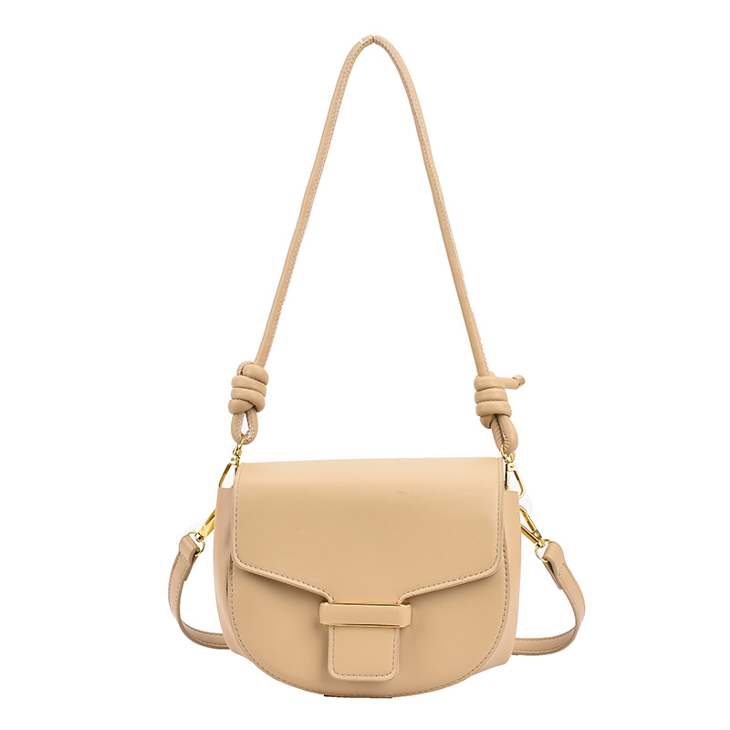Borsa a tracolla da donna in pelle Pu borse da sella a tracolla piccole da donna di alta qualità per borse da donna Casual borse a tracolla: Beige