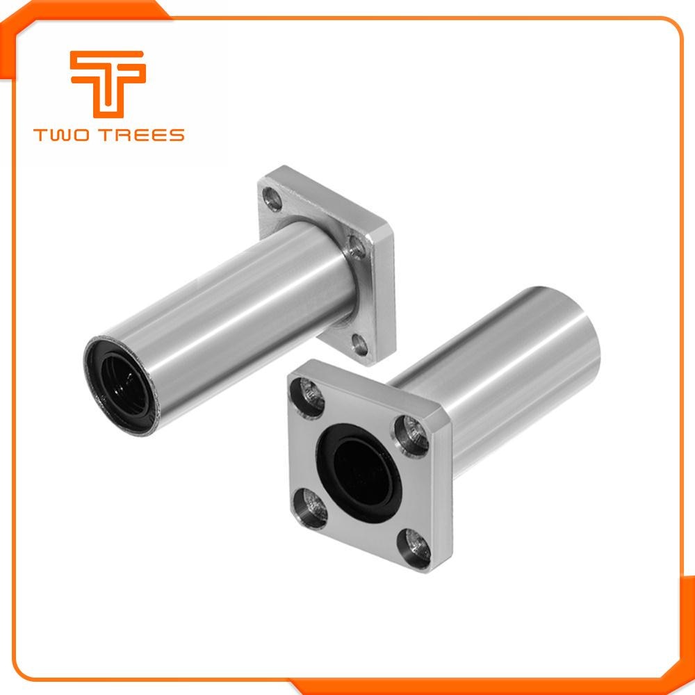 LMK8LUU LMK10LUU LMK12LUU Square Flanged Type Linear Bushing Ball Bearing CNC Parts for 3D Printer Ultimaker 2 Heating Bed