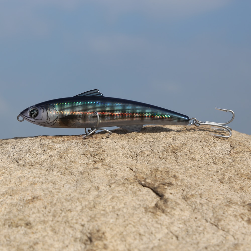 Le Fish 180MM 87g Topwater Fishing Lure Trolling big Pencil Lure Hard bait Floating For Kingfish/Tuna Saltwater With VMC Hook