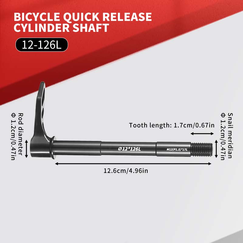 MOTSUV MTB Schnellspanner Steckachse Rennrad Vorderradgabel Welle Spieße Hinterradnabe Steckachse 12x128/162 12x171/175/177 Fahrradachse: Gelb