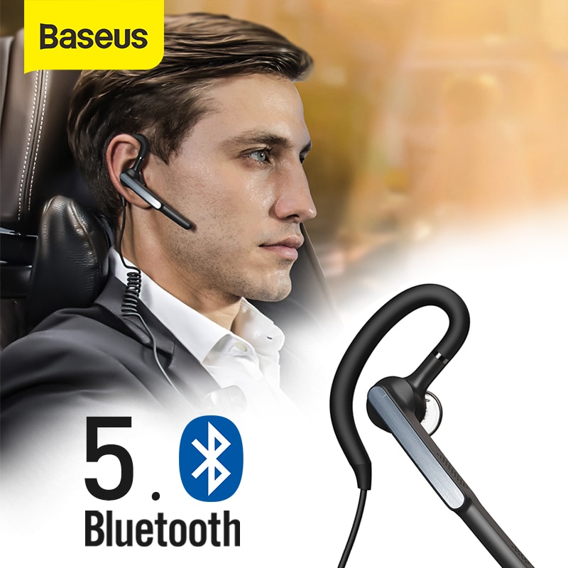 Baseus A10 Bluetooth Headset Aptx Draadloze Bluetooth Oortelefoon Ai Smart Handsfree Business Headset Met Hd Mic IP55 Waterdicht