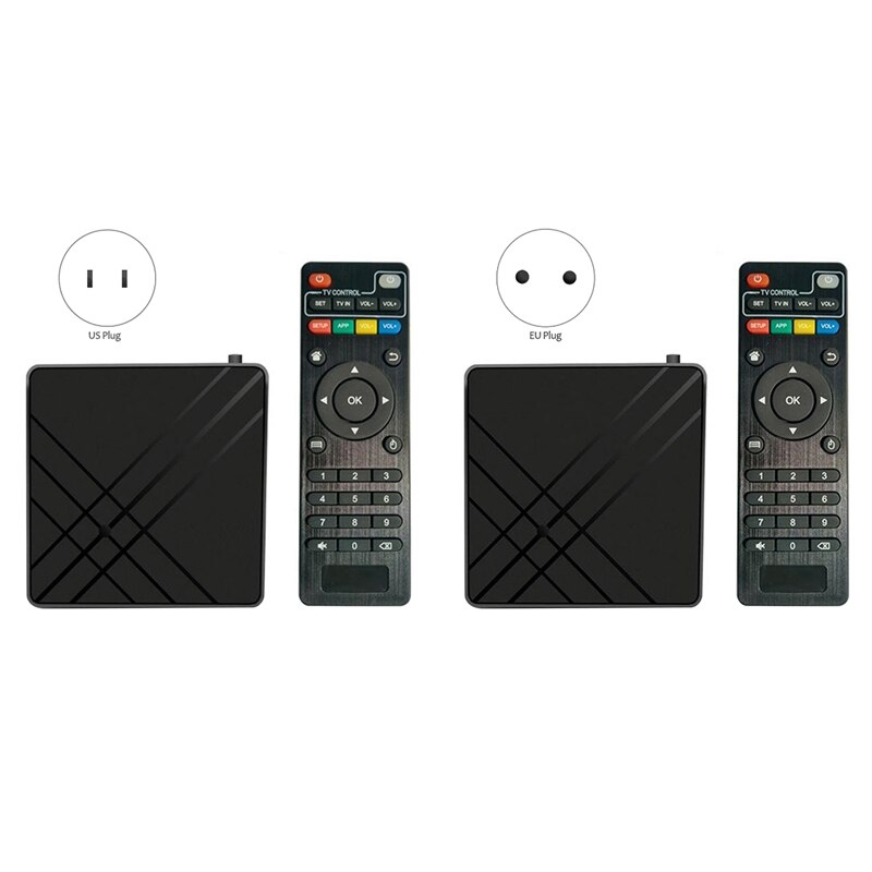 Voor Android 9.0 Tv Box 4Gb Ram 32Gb Rom Smart Tv Set Top Box Amlogic S905 Mx + S Qpro 4K Home Audio Video Deel