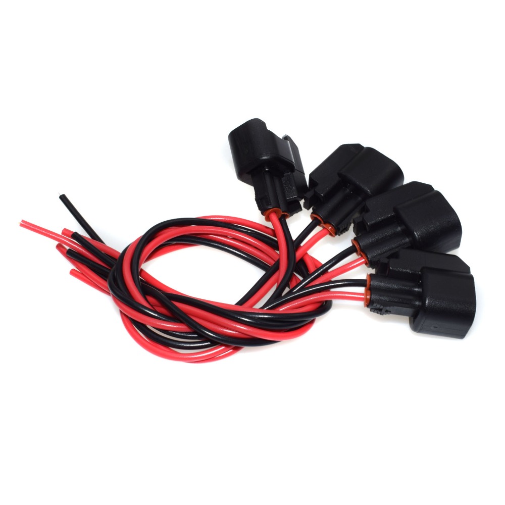 ISANCE Fuel Injection Connector Plug &amp; Pigtail Wires For Ford Chevrolet Cadillac Mazda Dodge Jeep Hyundai OE# S824 WPT-159