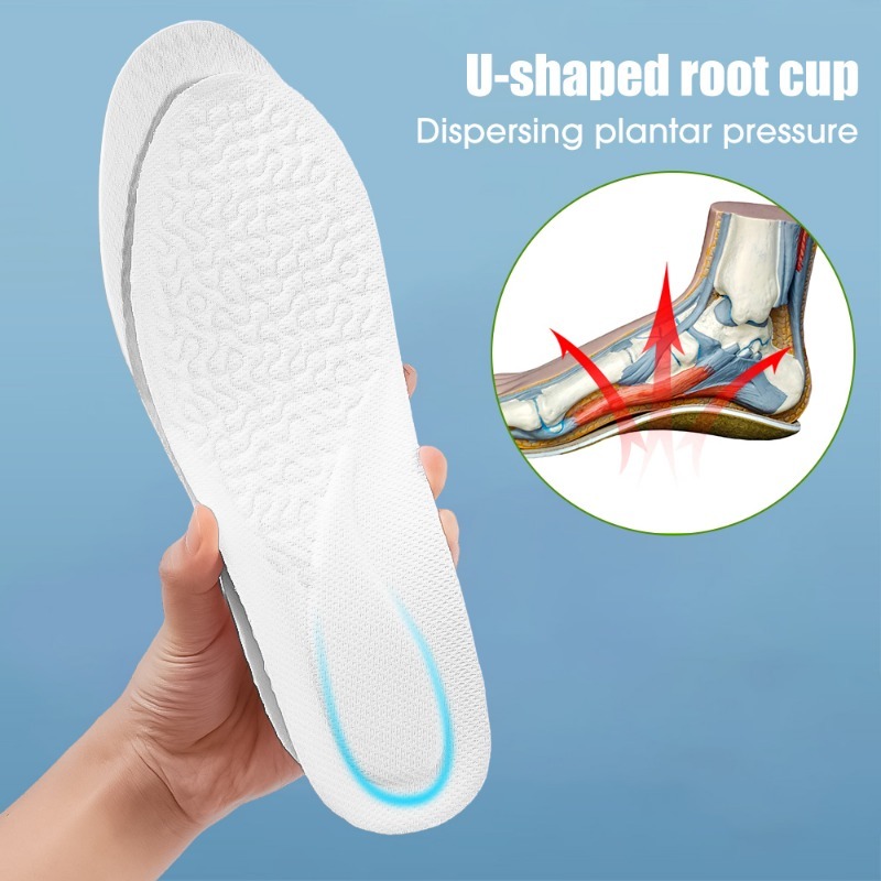 1 paar EVA Sport Dämpfung Schuhe Einlegesohle für Füße Höer ErhöHenne Einlegesohlen Männer Frauen Bogen Unterstützung Orthopädische Schuh Pads