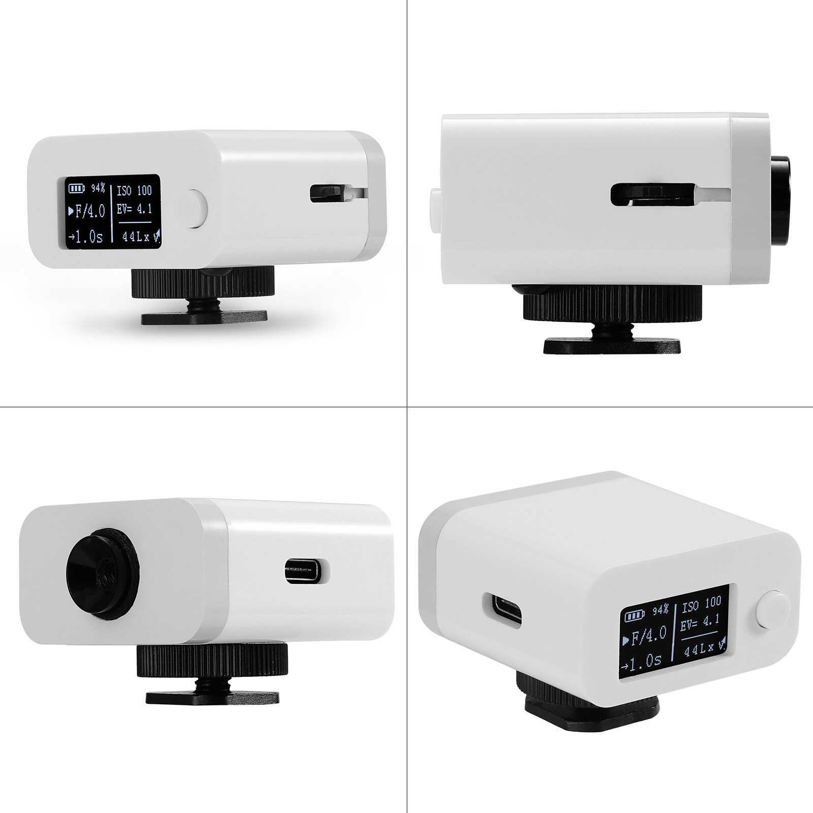 M08 Light Meter Camera Photometer Photography Set-top Reflection Light Meter /Cold Shoe Fixing Camera Light Meter