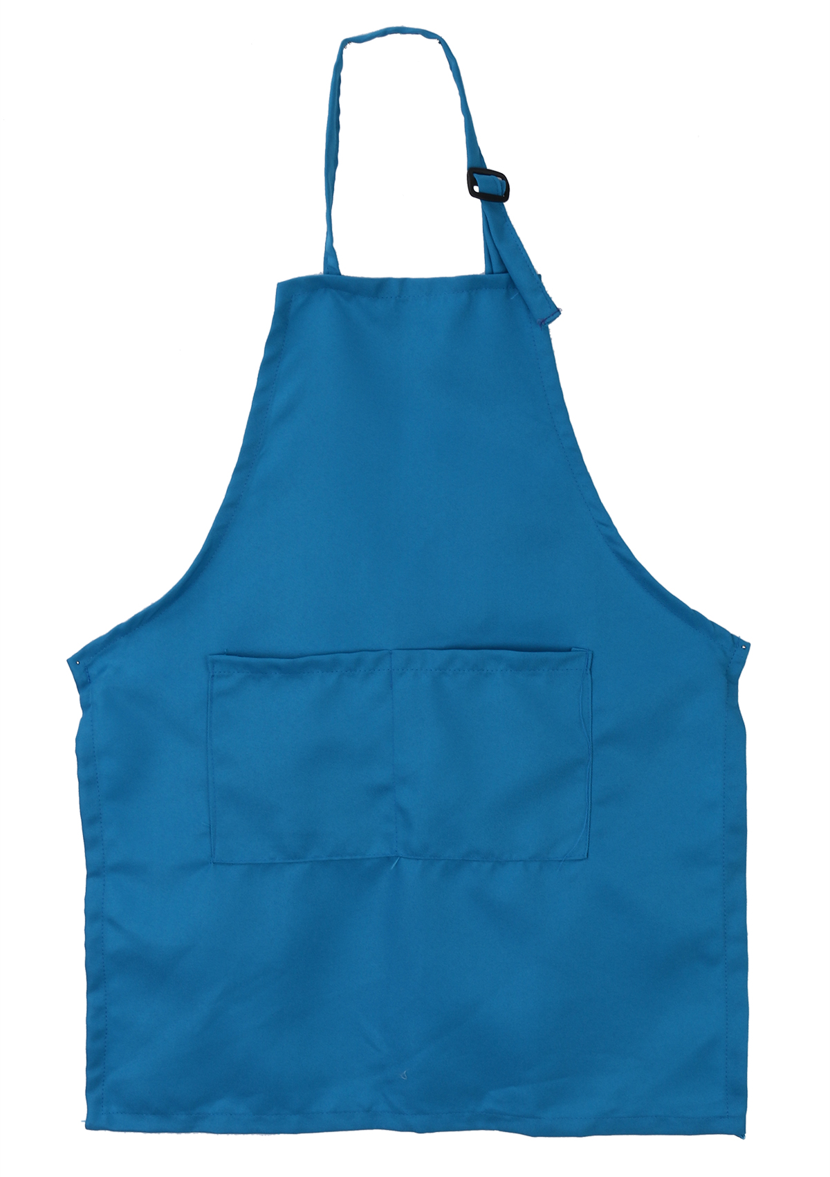 delantal infantil pintura infantil Pichi de bebé Color sólido cocina niño limpio Babero con bolsillos delantales 51cm x 49cm