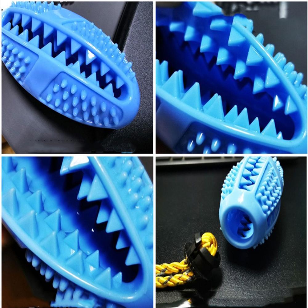 Pet Dog Toys Interactive Natural Rubber Ball Toy Funny Interactive Elasticity Clean Teeth Playing Moral Balls Dogs Chew Toys