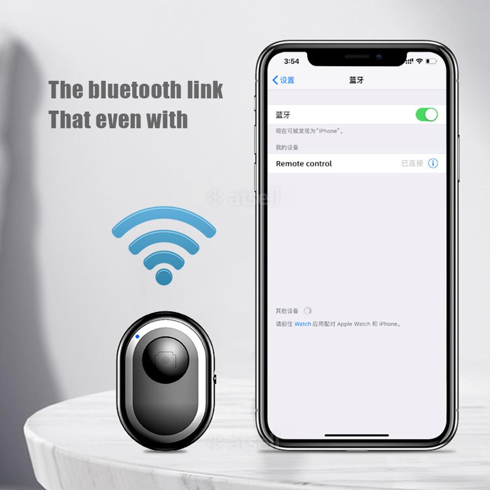 Mini Bluetooth-compatible Wireless Controller Self-timer Stick Remote Control Button For Camera Trigger Release Selfie For iOS A