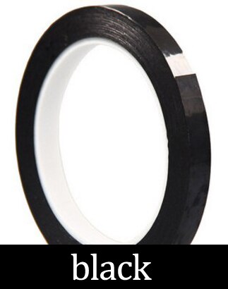 Desktop Positioning Tape 50M Marking Tape Whiteboard Color Discrimination Warning Grid Line Adhesive Tape Supply: black