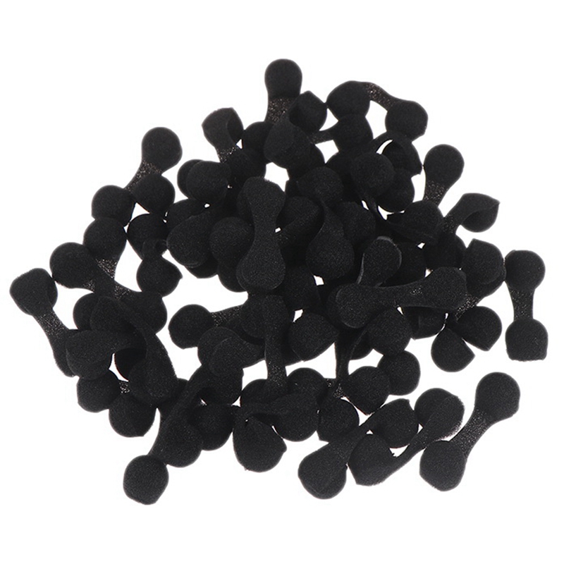 Bouchon Nasal Anti-Pollution pour bronzage, 50 pièces/lot, en éponge, filtre, Spray: Black