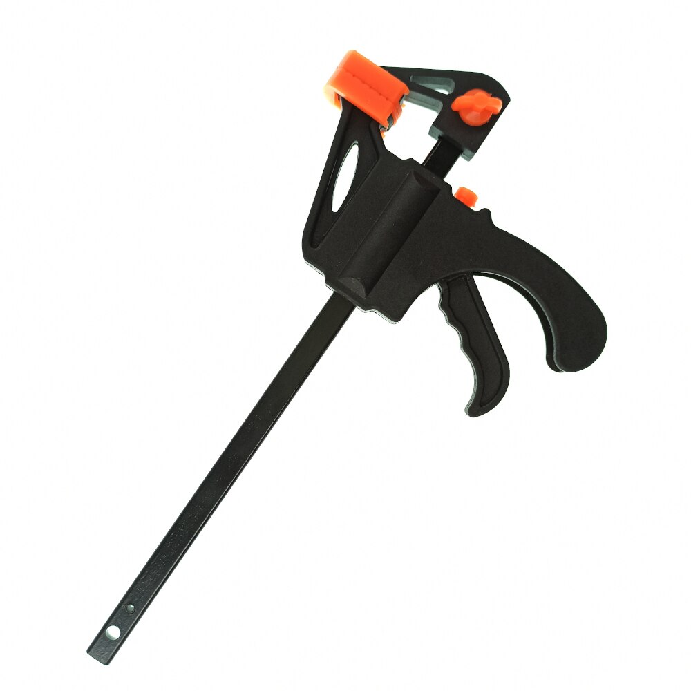 ESPLB 4'' inch Wood Clamp F-Type Nylon Quick Clip Woodworking Hard Grip Release Squeeze Ratchet DIY Hand Tool Gadget