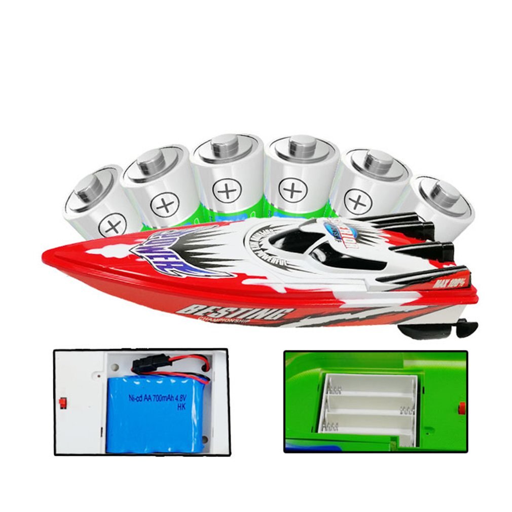 RC Boat Radio Remote Control Twin Motor High Speed Boat RC Racing Children Outdoor Racing Boat R/C Boat Speed Boat USB Charging