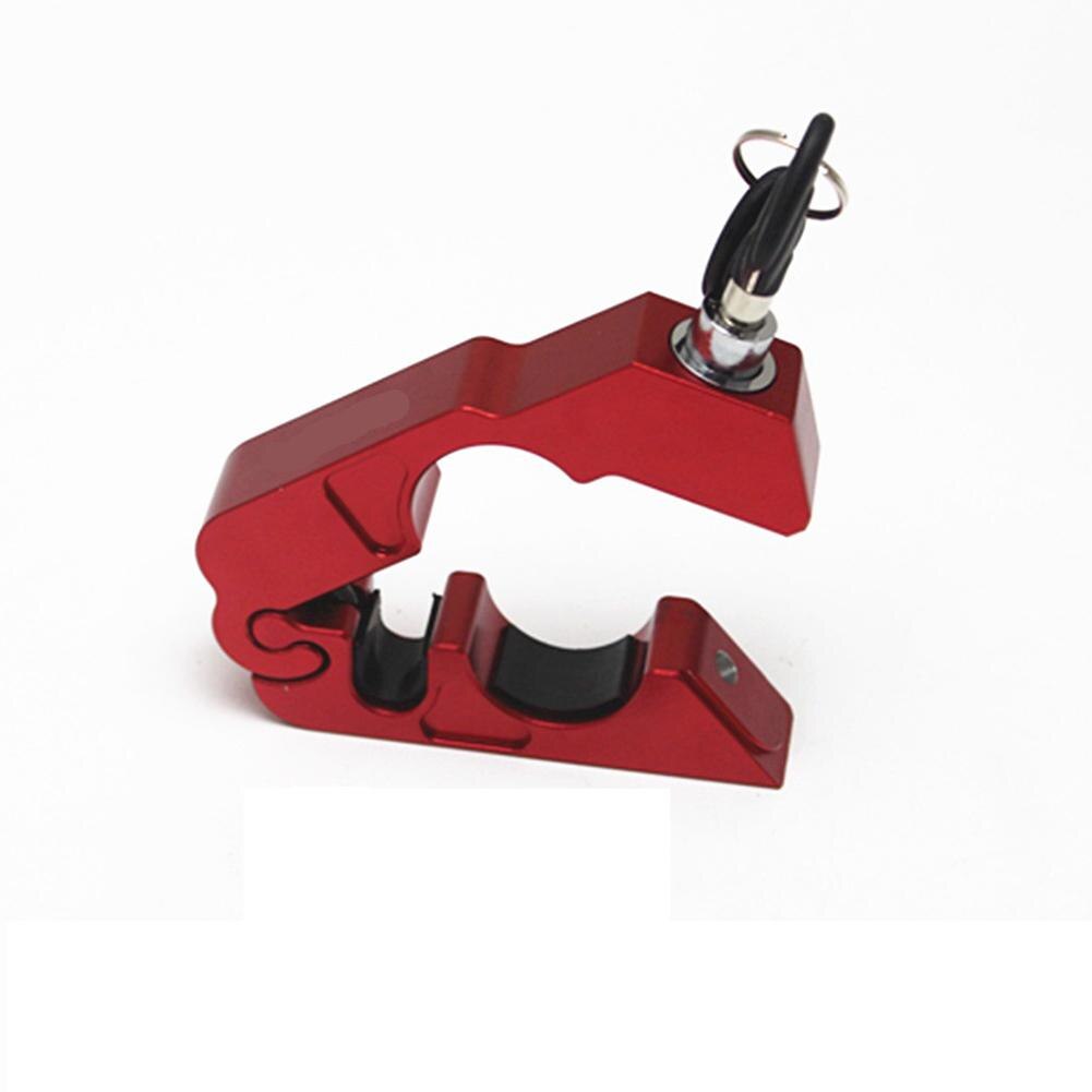 HiMISS CNC Motorcycle Handlebar Lock Brake Lever Throttle Grip Security Lock Anti Theft Protection