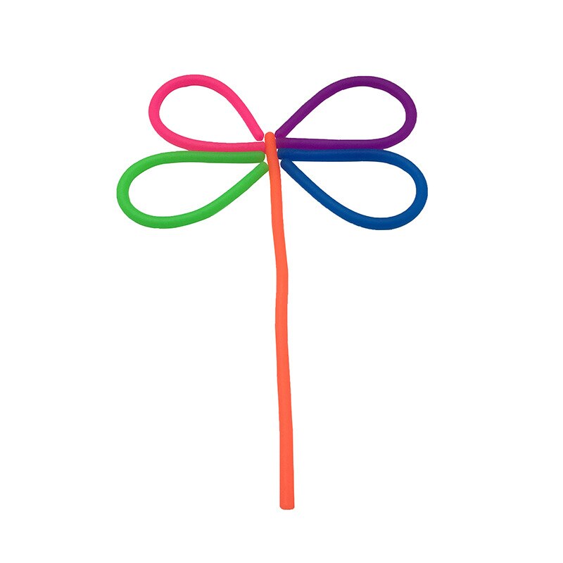 Soft Rubber Elastic Noodle Rope Venting, Decompression And Stretching Strange Toys Fidget Relief Stress Vent For Adults Toys
