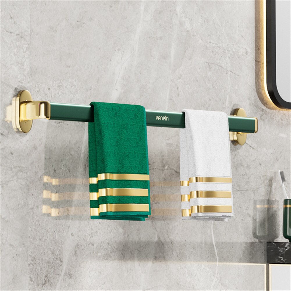 Soporte de lujo ligero para toallas de baño, organizador de ropa y toalla de baño, contenedor de almacenamiento para las necesidades diarias montado en la pared: 40cm
