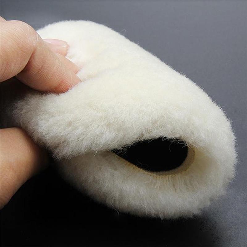 1Pcs Wool Buffing Pad Wax Polishing Buffer Car Polisher Pad Magic Sticker Waxing Polishing Pad Car Paint Care Polisher Pads