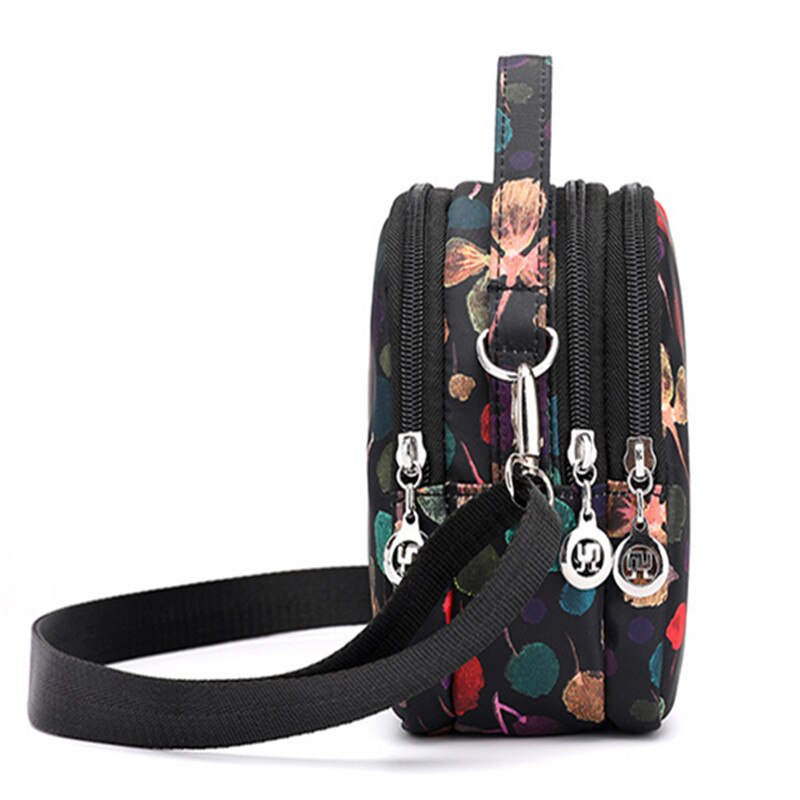 Moda mensageiro quadrado aleta para as mulheres saco de mão sacos do telefone móvel multi funcional esportes braço ombro crossbody pescoço bolsa