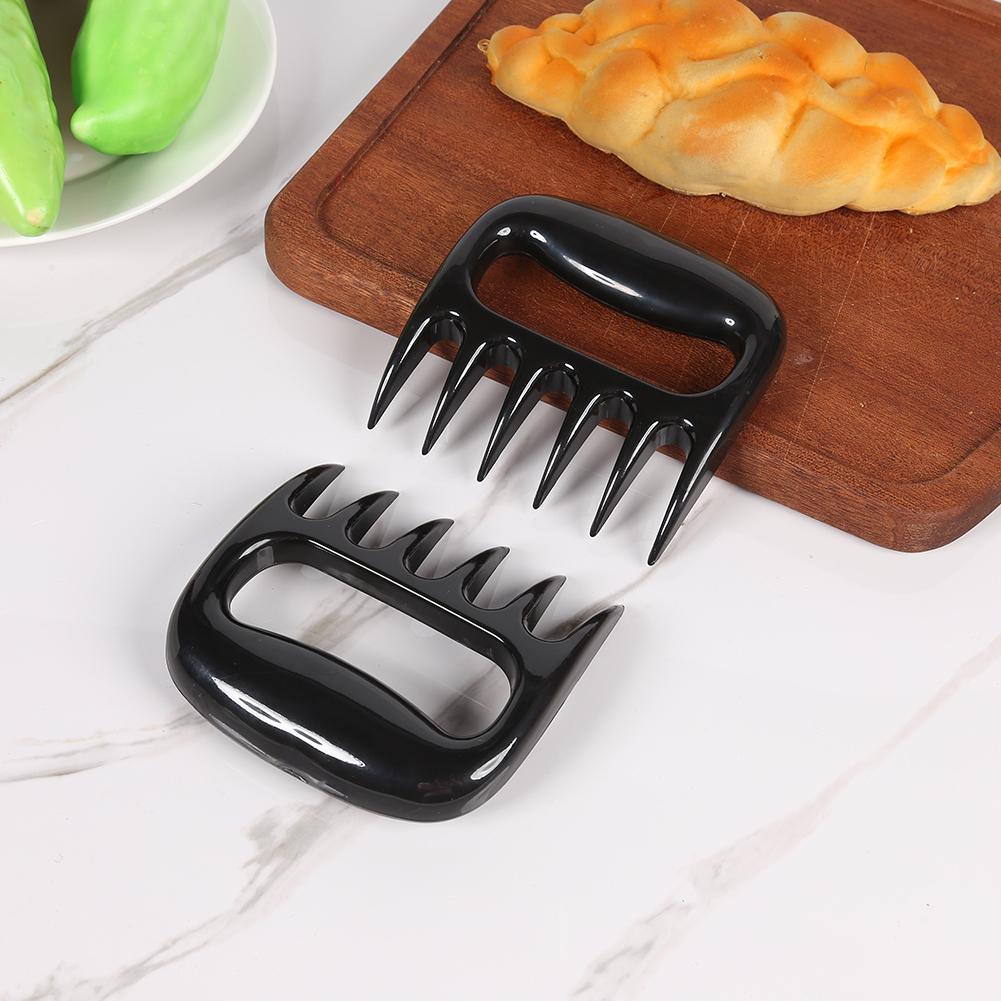 2 st/set björnklor gaffel delikat konsistens utomhus picknick manuell pull kött strimla björn klor bbq gaffel fläsk klämma